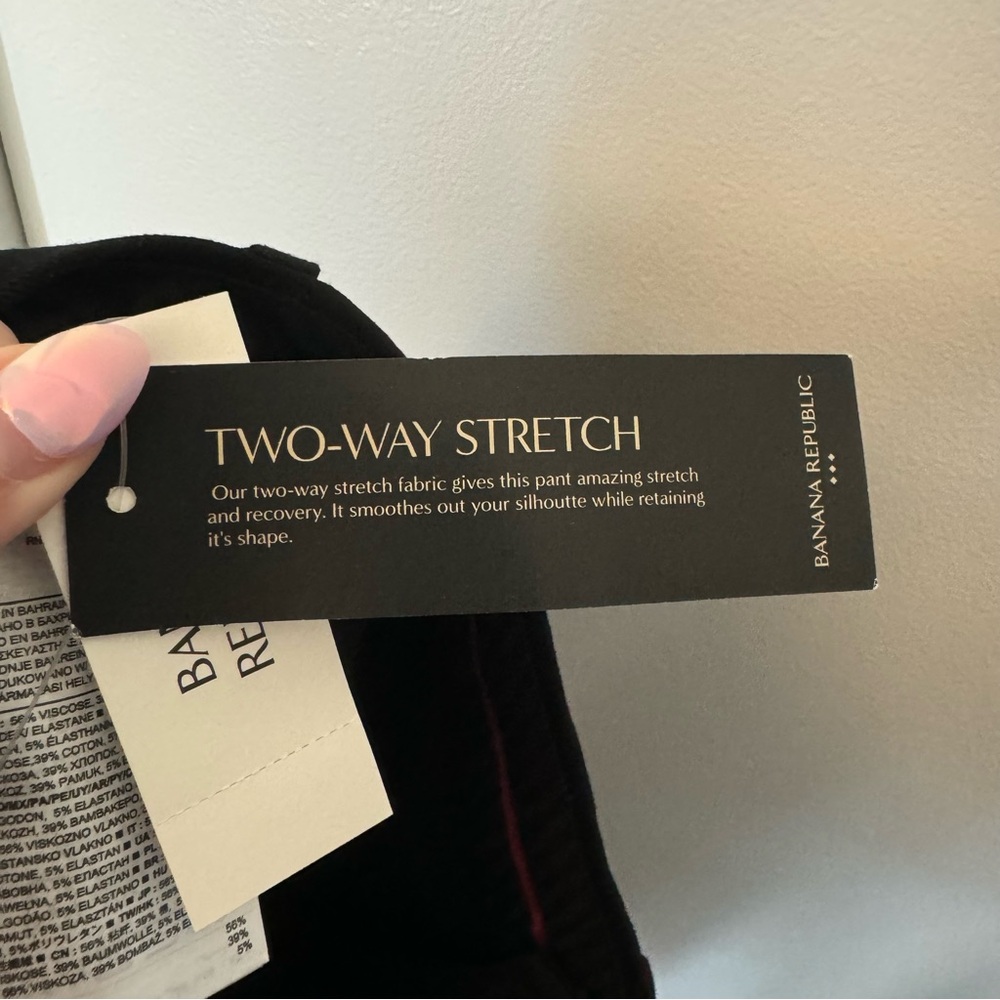 NEW with Tags! NWT! Banana Republic Black Sloan Fit Skim Ankle Pants! - Picture 11 of 11